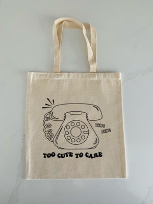 Ouvrir l&#39;image dans le diaporama, Tote bag - Too cute to care
